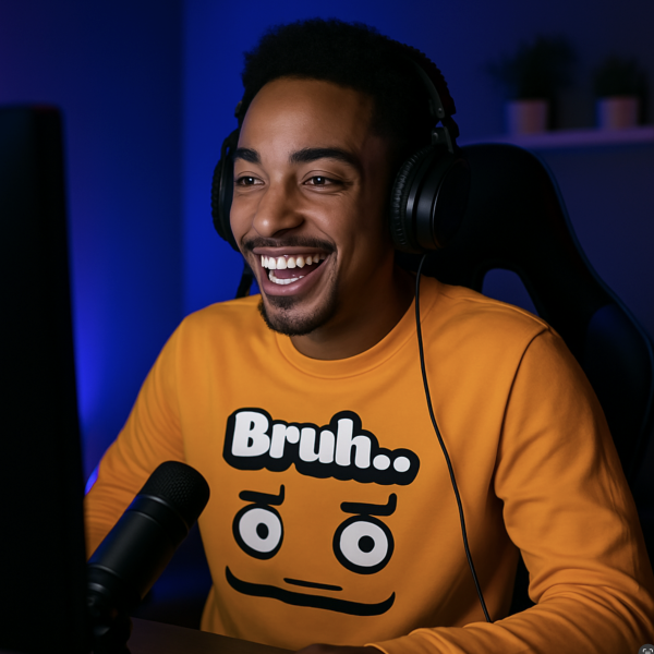 "Bruh" Unisex Long Sleeve T-Shirt – Casual & Comfortable Everyday Wear
